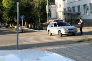 В Брюховецкой задерживают преступника