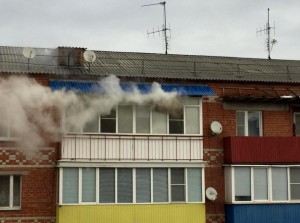 Пожар в брюховецкой пятиэтажке
