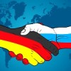 Handshake Germany and Russia